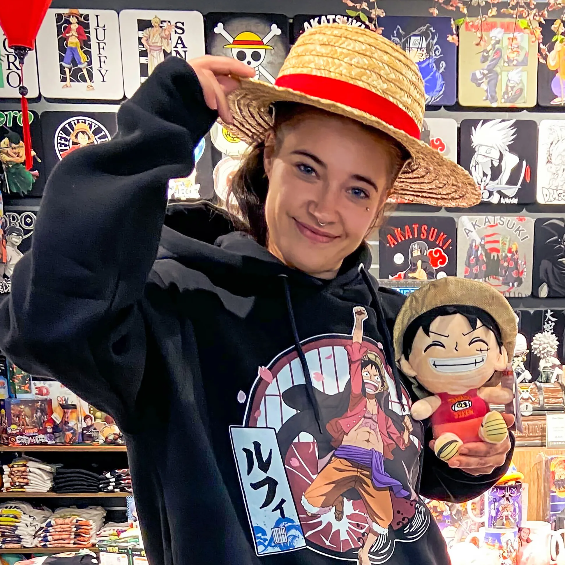 One Piece - Ruffy Pluche Figuur 20 cm