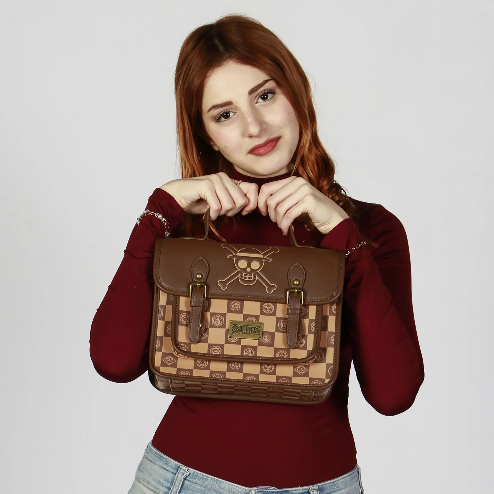 One Piece - Strohoedbende 2-in-1 Crossbody Tas