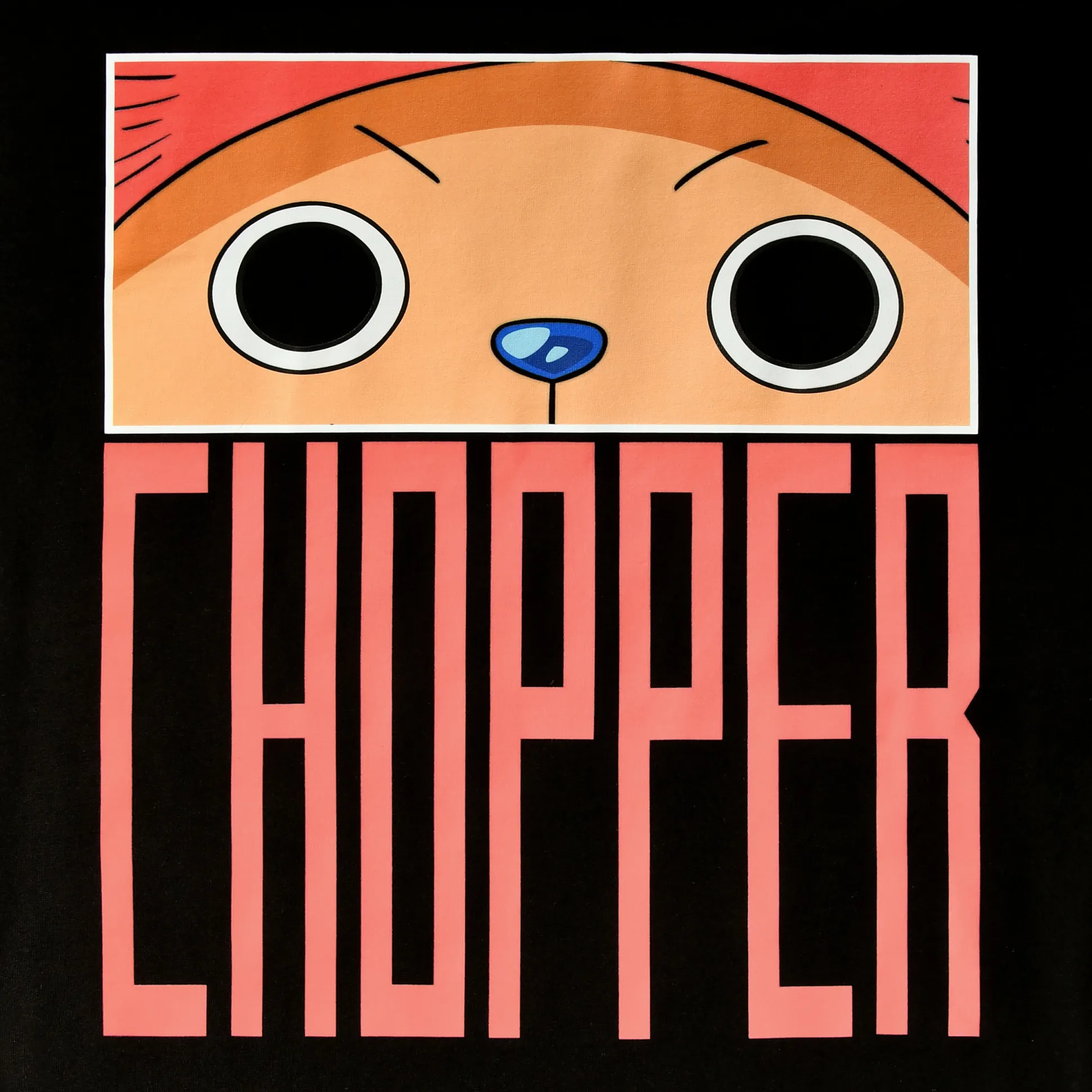 One Piece - Tony Chopper Eyes T-Shirt zwart