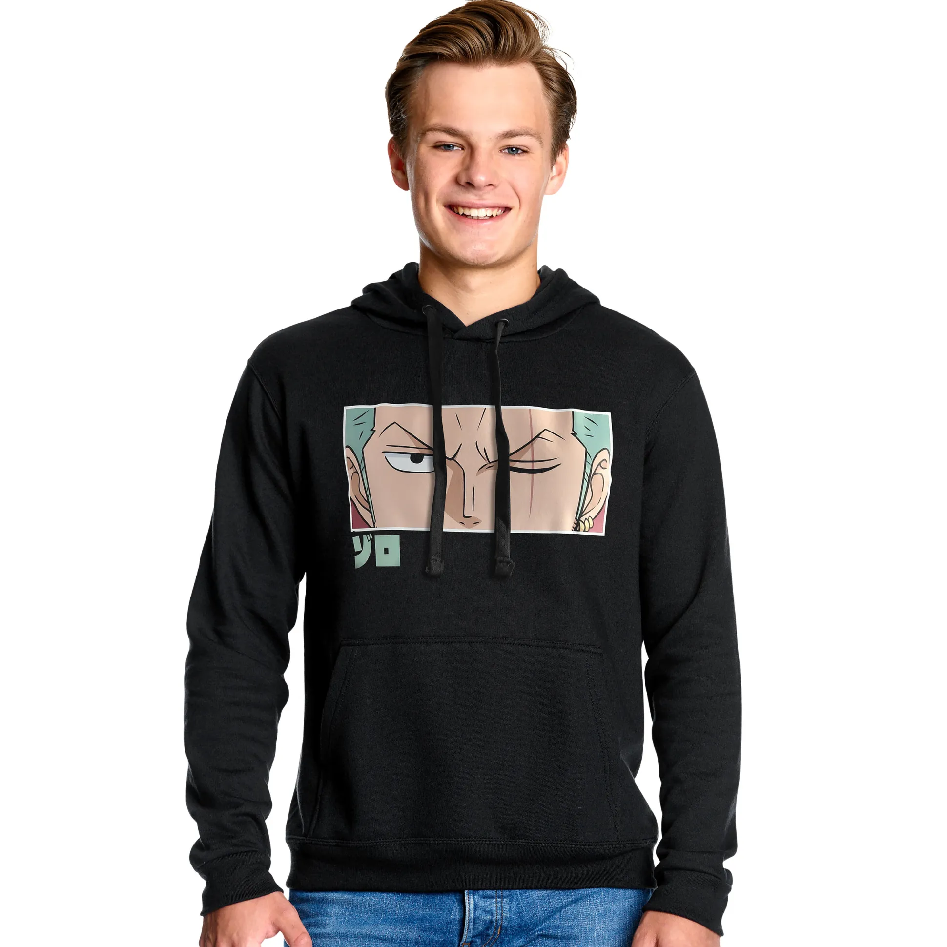 One Piece - Zoro Eyes Hoodie zwart