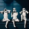 Original Stormtrooper Don't See Hear Speak Figuren Set Zittend
