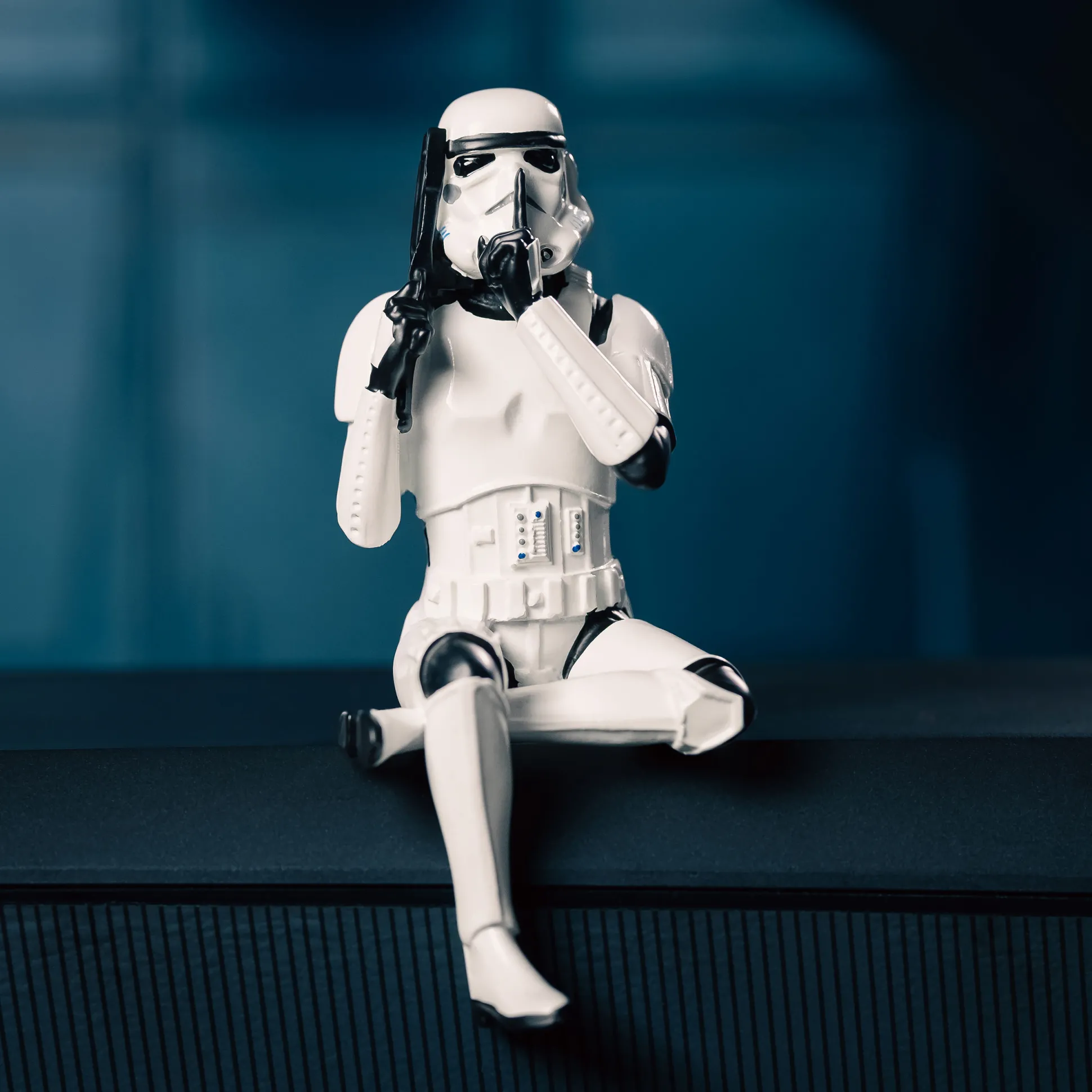 Original Stormtrooper Don't See Hear Speak Figuren Set Zittend