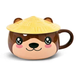 Otter Kawaii Beker met Deksel voor Anime Fans