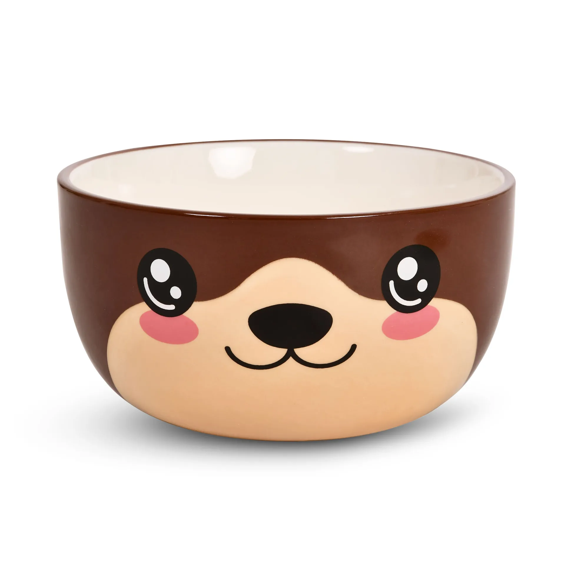 Otter Kawaii Kom met Deksel voor Anime Fans
