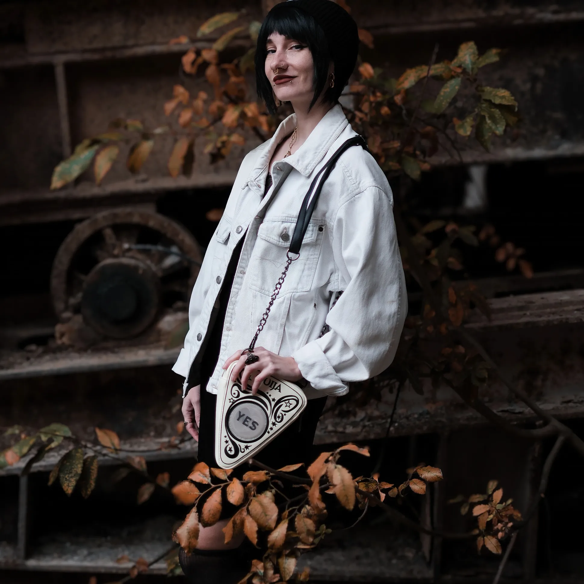 Ouija Planchette crossbodytas