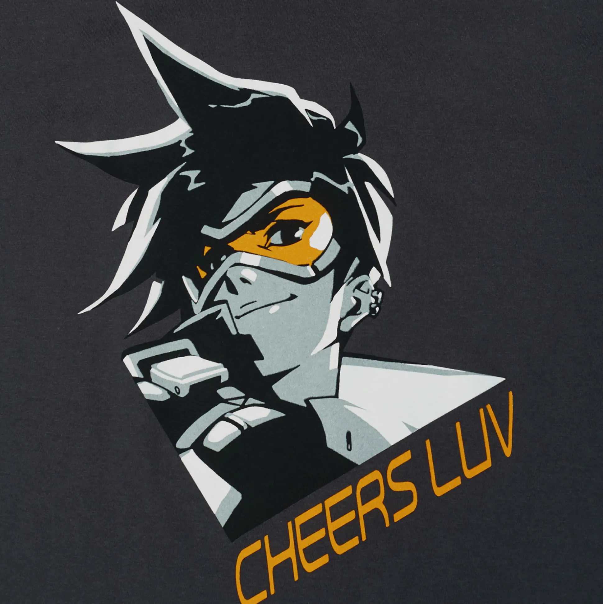 Overwatch - Tracer T-Shirt grijs