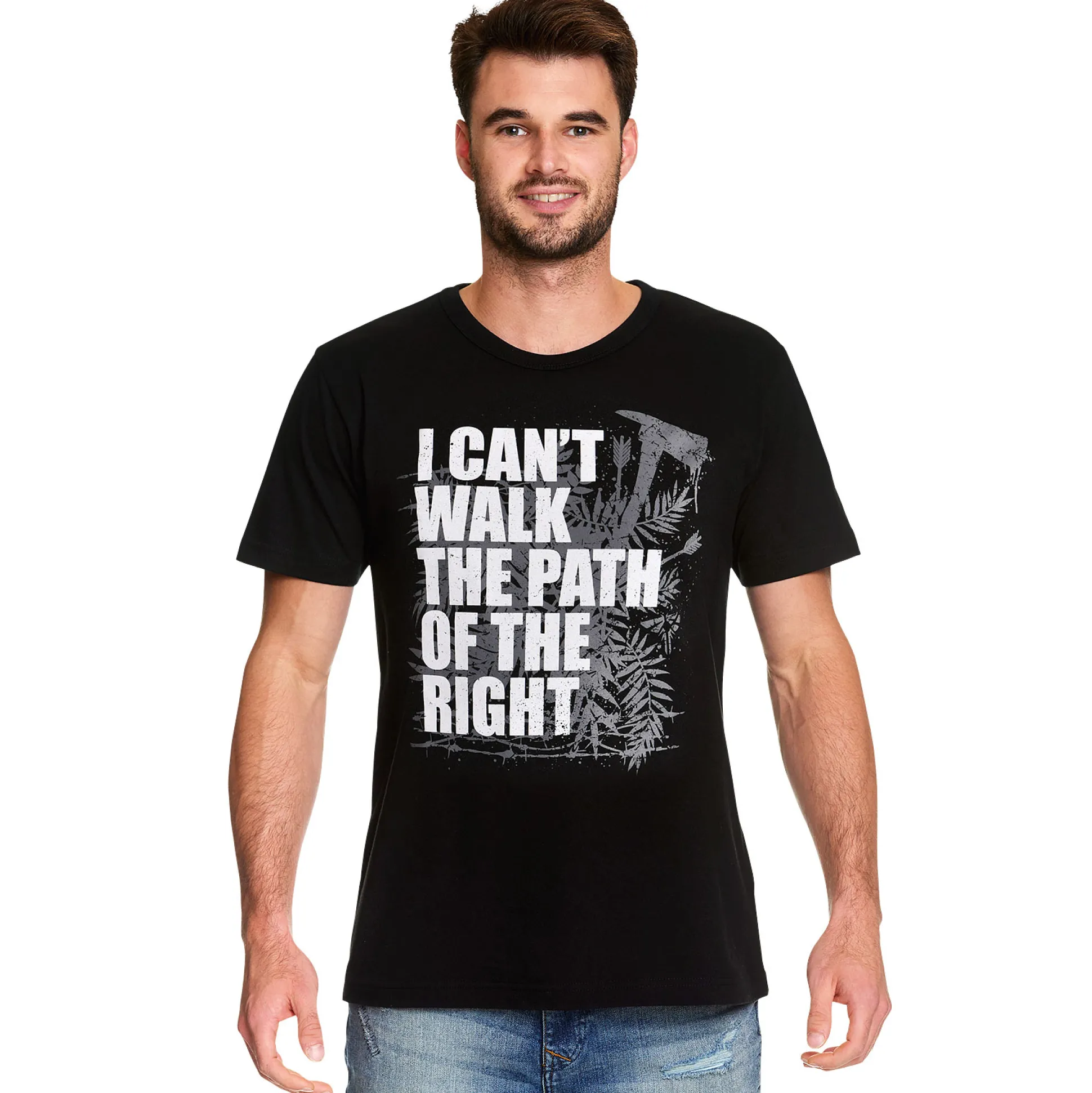 Pad van het Recht T-Shirt voor The Last of Us Fans zwart