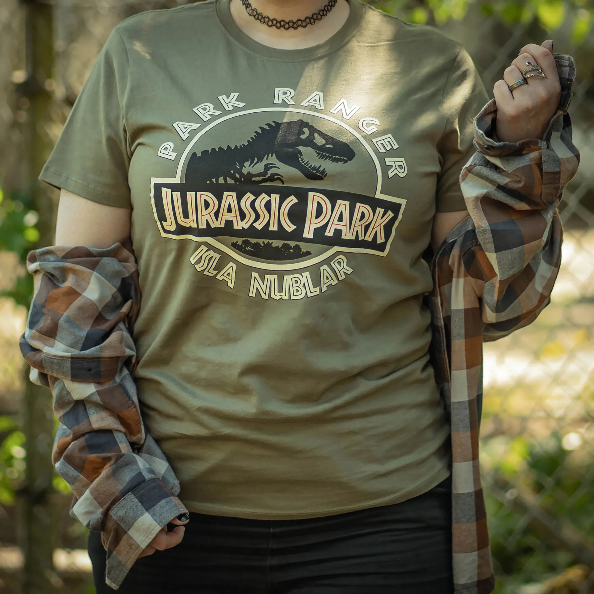 Park Ranger T-shirt Groen - Jurassic Park