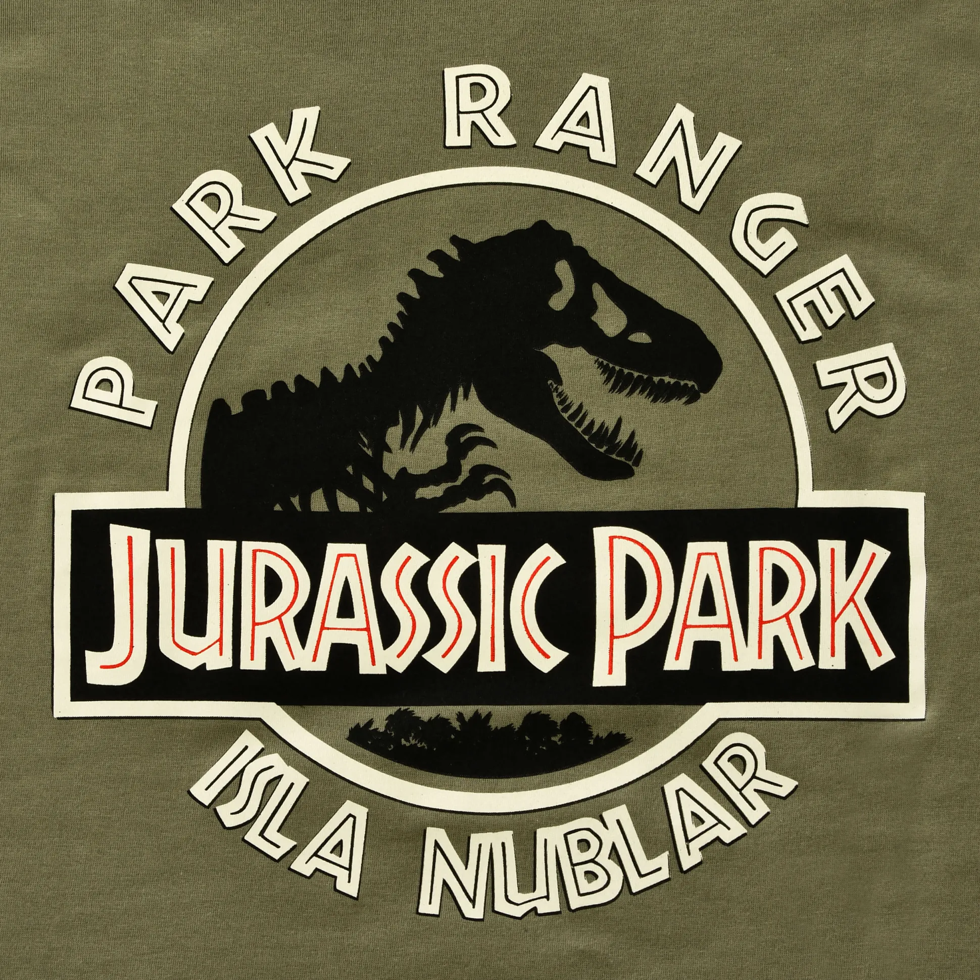 Park Ranger T-shirt Groen - Jurassic Park