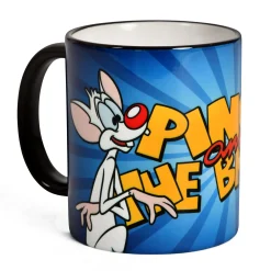 Pinky en de Brain - Logo Mok