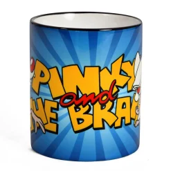 Pinky en de Brain - Logo Mok