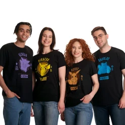 Pokemon - Gengar College T-shirt zwart