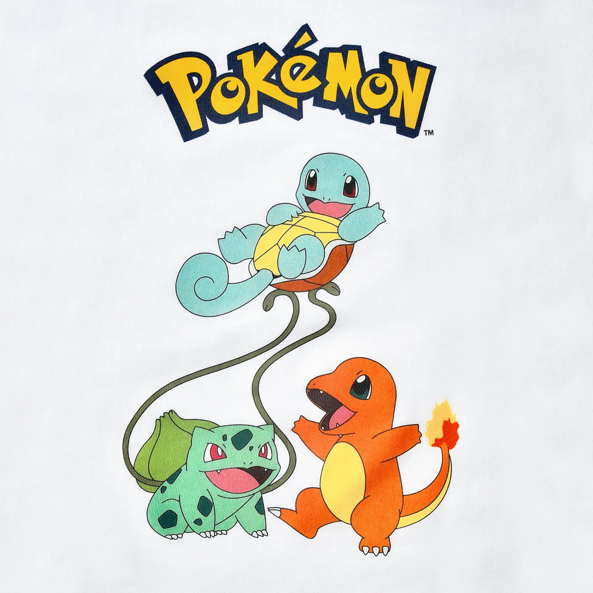 Pokemon - Origineel Trio T-Shirt Kinderen wit