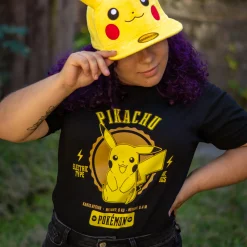 Pokemon - Pikachu College T-shirt Zwart
