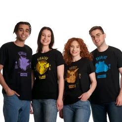 Pokemon - Pikachu College T-shirt Zwart