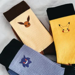 Pokemon - Pikachu, Eevee en Gengar Sokken 3-Pack