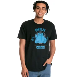 Pokemon - Snorlax College T-shirt zwart