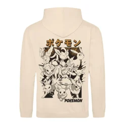 Pokémon - Eevee Evolution Katakana Hoodie
