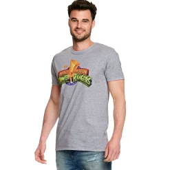 Power Rangers - Logo T-shirt grijs