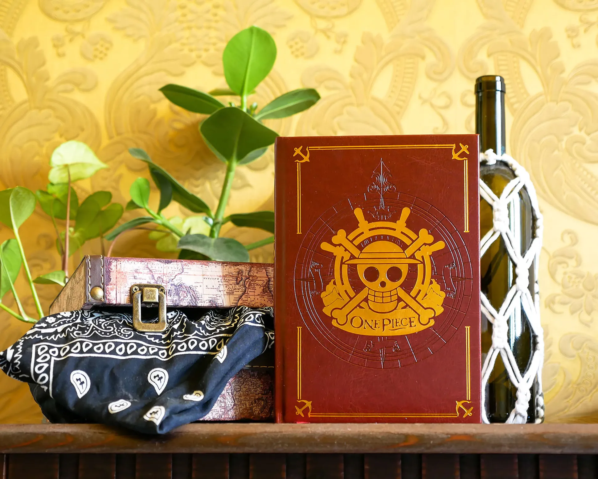 Premium Notitieboek A5 met Skull Logo van de Strohoedbende - One Piece