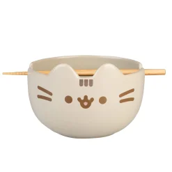 Pusheen - Ramenkom met eetstokjes