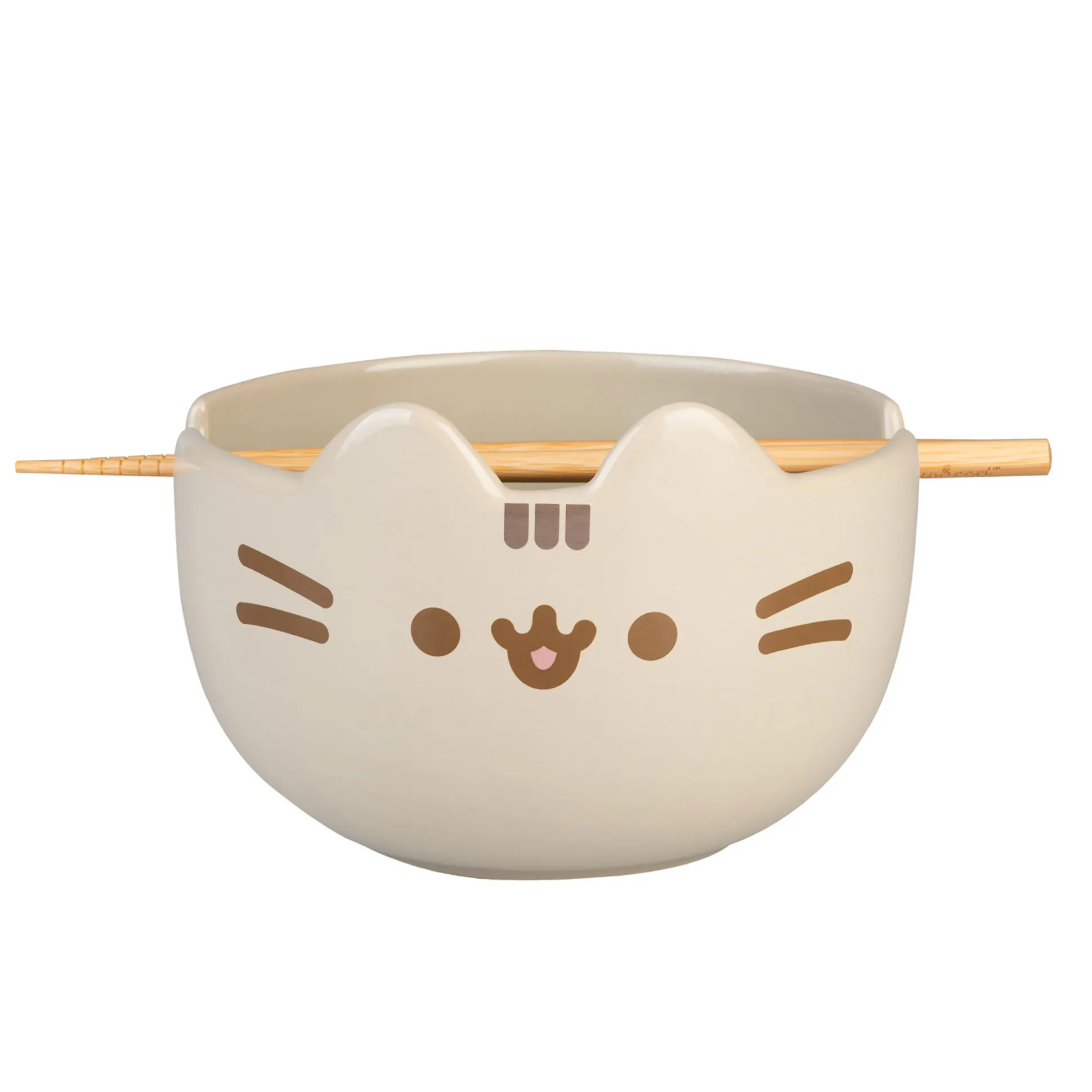 Pusheen - Ramenkom met eetstokjes