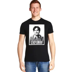 Raj Lady's Man T-shirt zwart - The Big Bang Theory