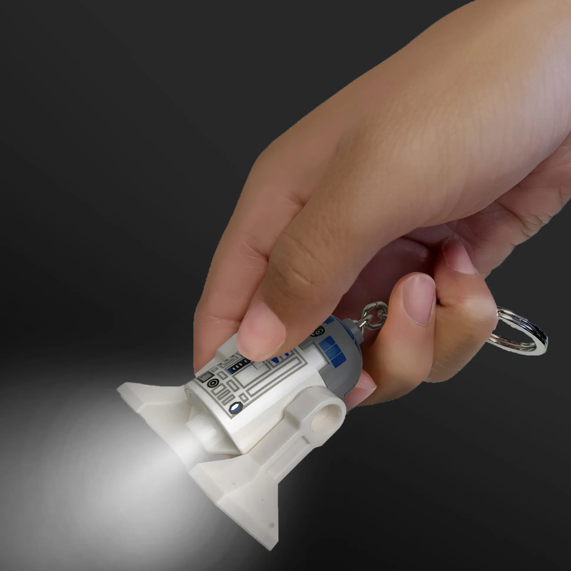 R2-D2 LEGO Sleutelhanger met Licht - Star Wars