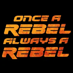 Rebel T-Shirt voor Star Wars Fans Zwart