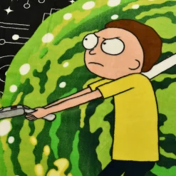 Rick and Morty - Portal Fleece Deken