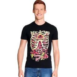 Rick en Morty - Anatomy Park T-shirt zwart