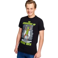 Rick en Morty - Avonturen van Pickle Rick T-Shirt zwart