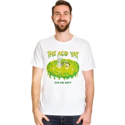 Rick en Morty - Het zuurvat T-shirt wit