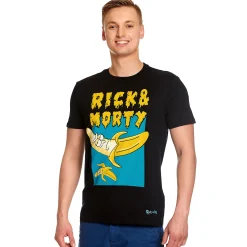 Rick en Morty - Low Hanging Banana T-Shirt zwart