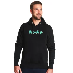 Rick en Morty - Portal Boyz Glow in the Dark Hoodie zwart