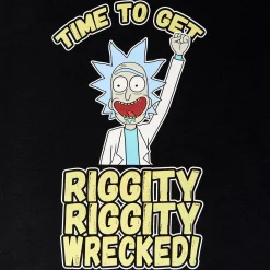 Rick en Morty - Riggity Wrecked Sweater zwart