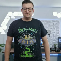 Rick en Morty - Space Cruiser T-shirt zwart