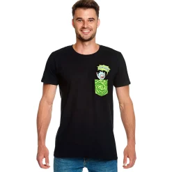 Rick en Morty - Tiny Pocket Rick T-shirt zwart
