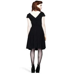 Rockabilly Jurk Evie met Ruguitsnijding