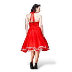 Rockabilly Jurk Motley rood