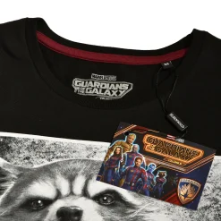 Rocket Raccoon T-Shirt Zwart - Marvel