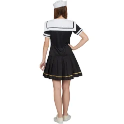 Sailor Girl Kostuum Dames Zwart