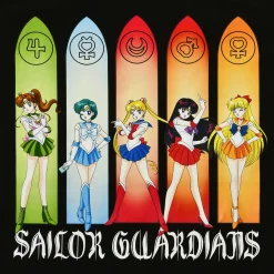 Sailor Moon - Sailor Guardians Inner Senshi T-shirt zwart