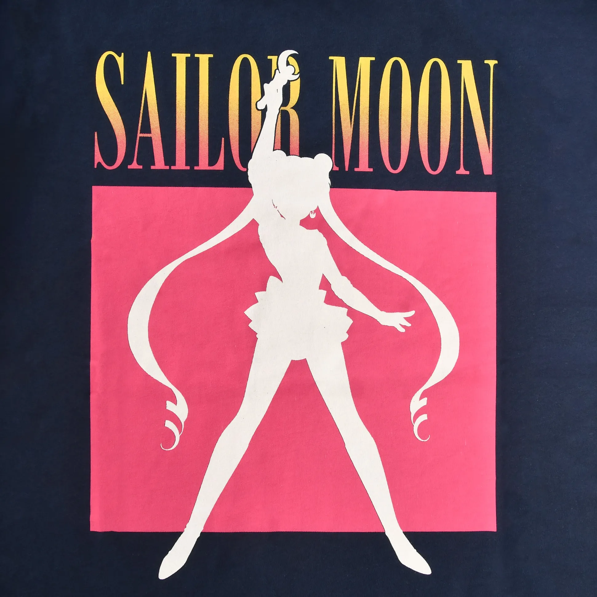 Sailor Moon - Silhouet T-Shirt Blauw