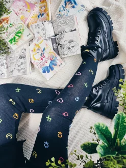 Sailor Moon Symbool Leggings zwart