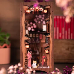 Sakura - Onder de Sakura-boom Book Nook Modelbouwset Hout