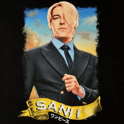 Sanji T-shirt zwart - One Piece