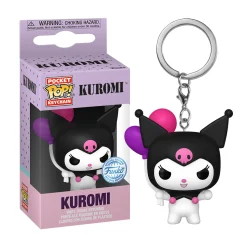 Sanrio - Kuromi met Ballonnen Funko Pop Sleutelhanger
