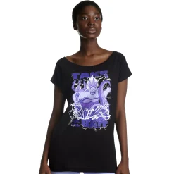 Schurken - Ursula Loose Fit Dames T-Shirt Zwart