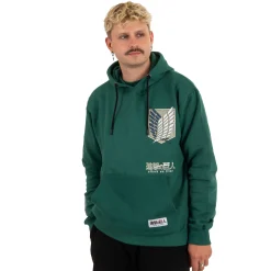 Scout Symbool Militaire Hoodie Groen - Attack on Titan
